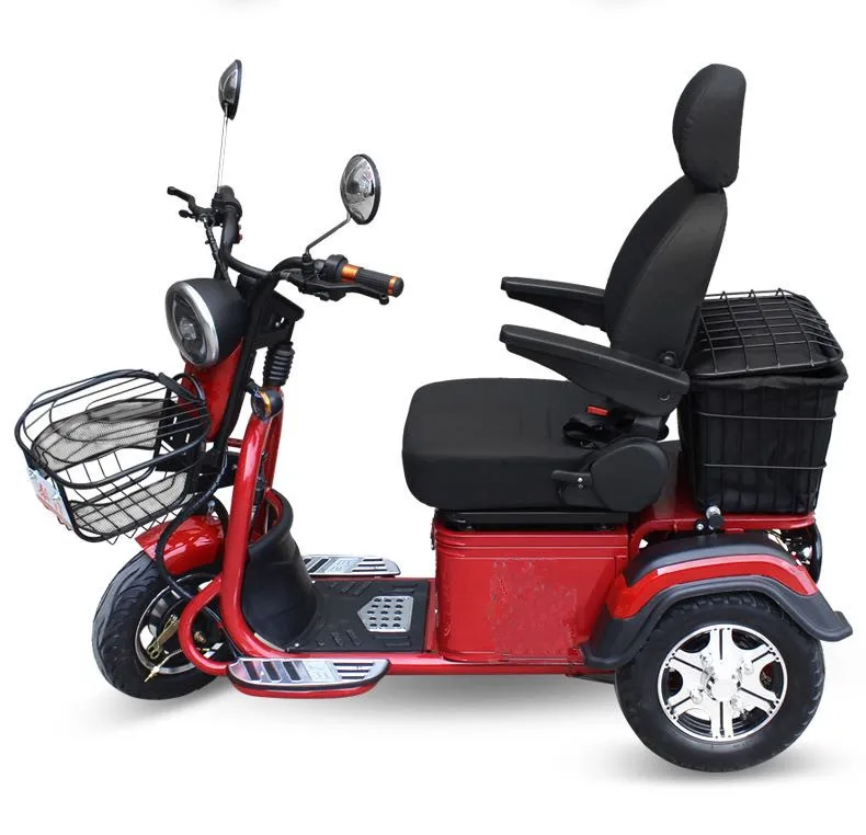 Elderly courtesy car Four wheel electric disabled household battery car for two elderly folding moped