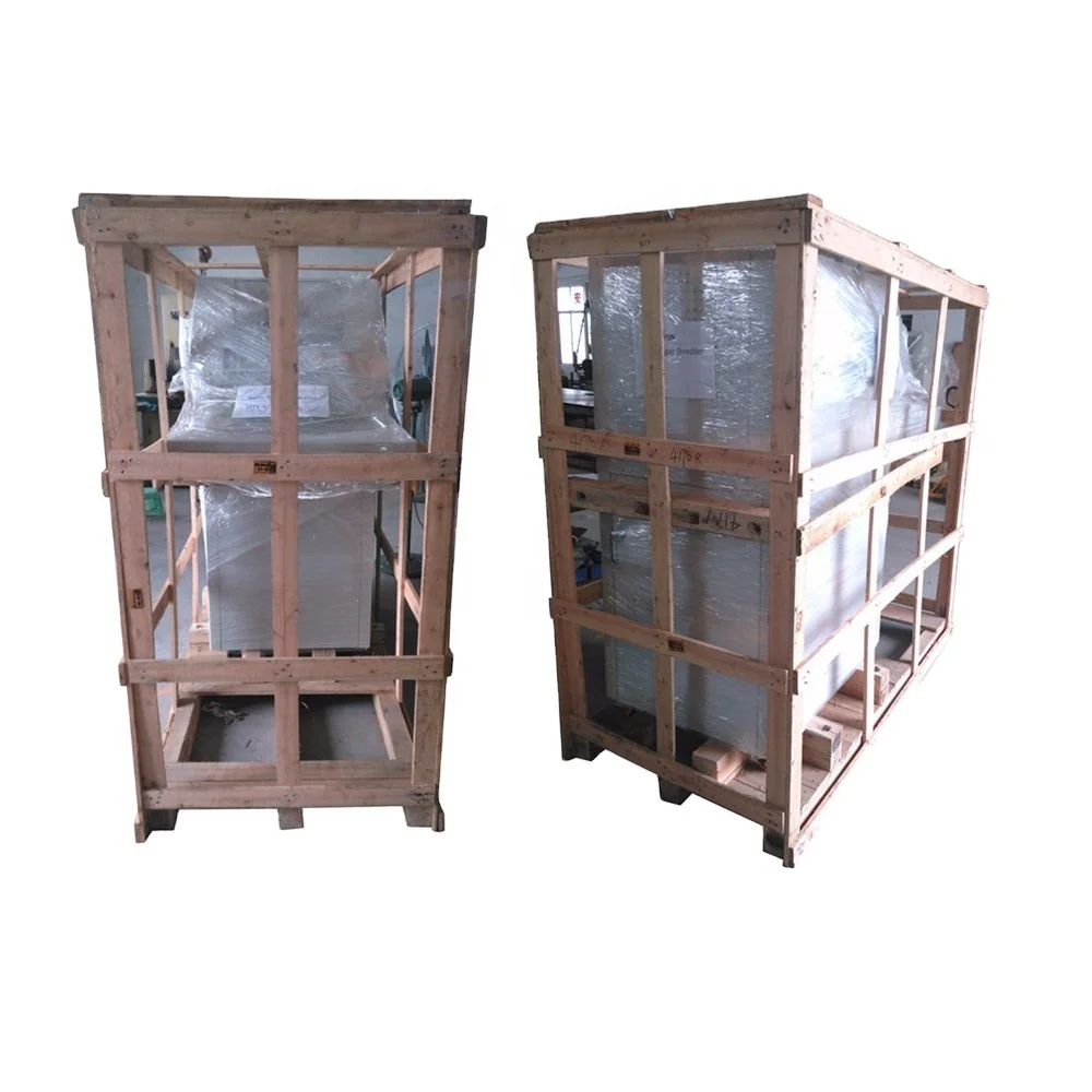 Electricity Power Paper, CD, staple, Card Shredding cross cut heavy duty industrial paper shredder machine for sale