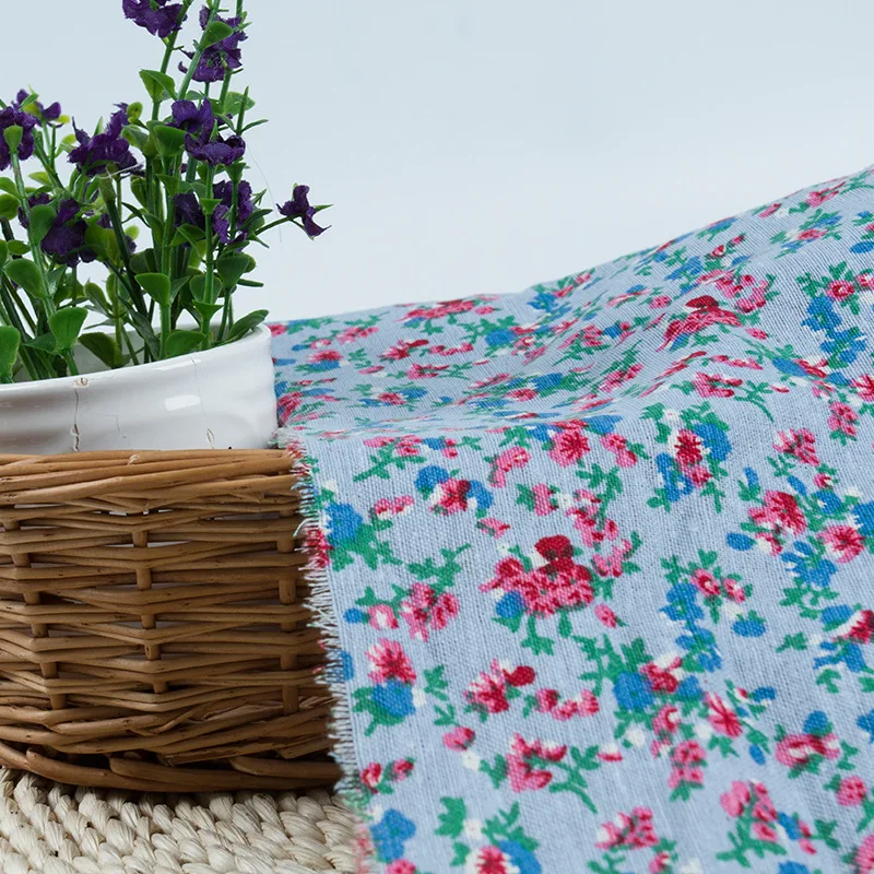 Производители прямые хлопковые тканые ткани с принтом Небольшие сломанные для одежды