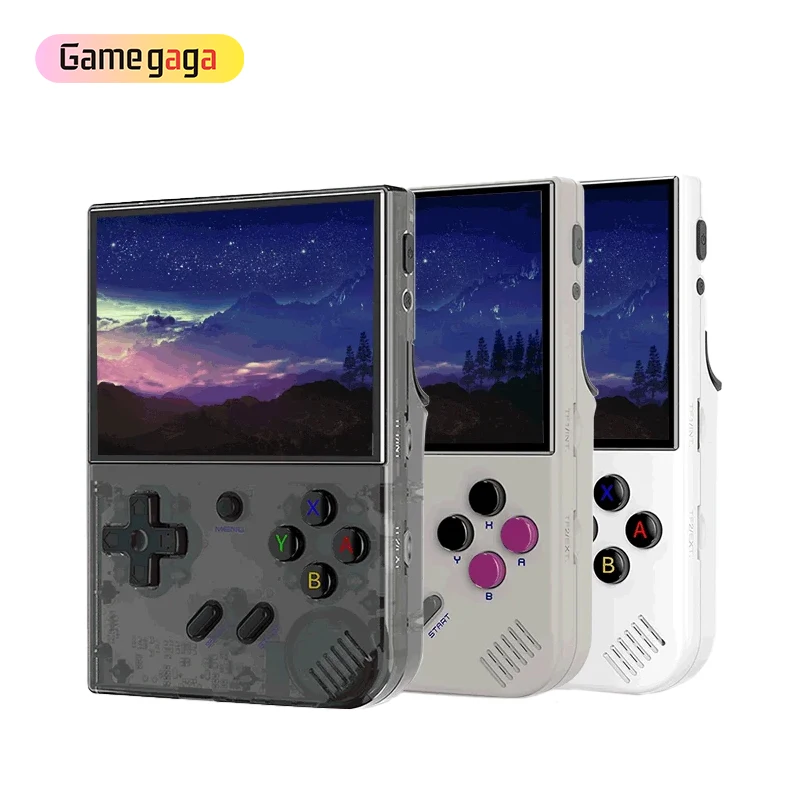 Ye ANBERNIC RG35XX Plus Handheld Game Player 3.5 Inch 64GB 5000+ Classic Games Support HD TV Portable Retro Gaming Console
