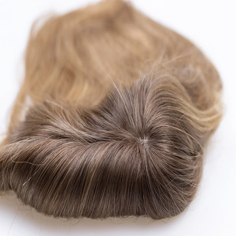 Best quality silk top base natural hairline women wig