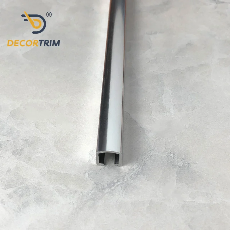 Prolink Metal Wholesales Factory YJ-103 U Channel Profile Aluminum Tile Edge Trim Strip for Ceramic Floor Transition