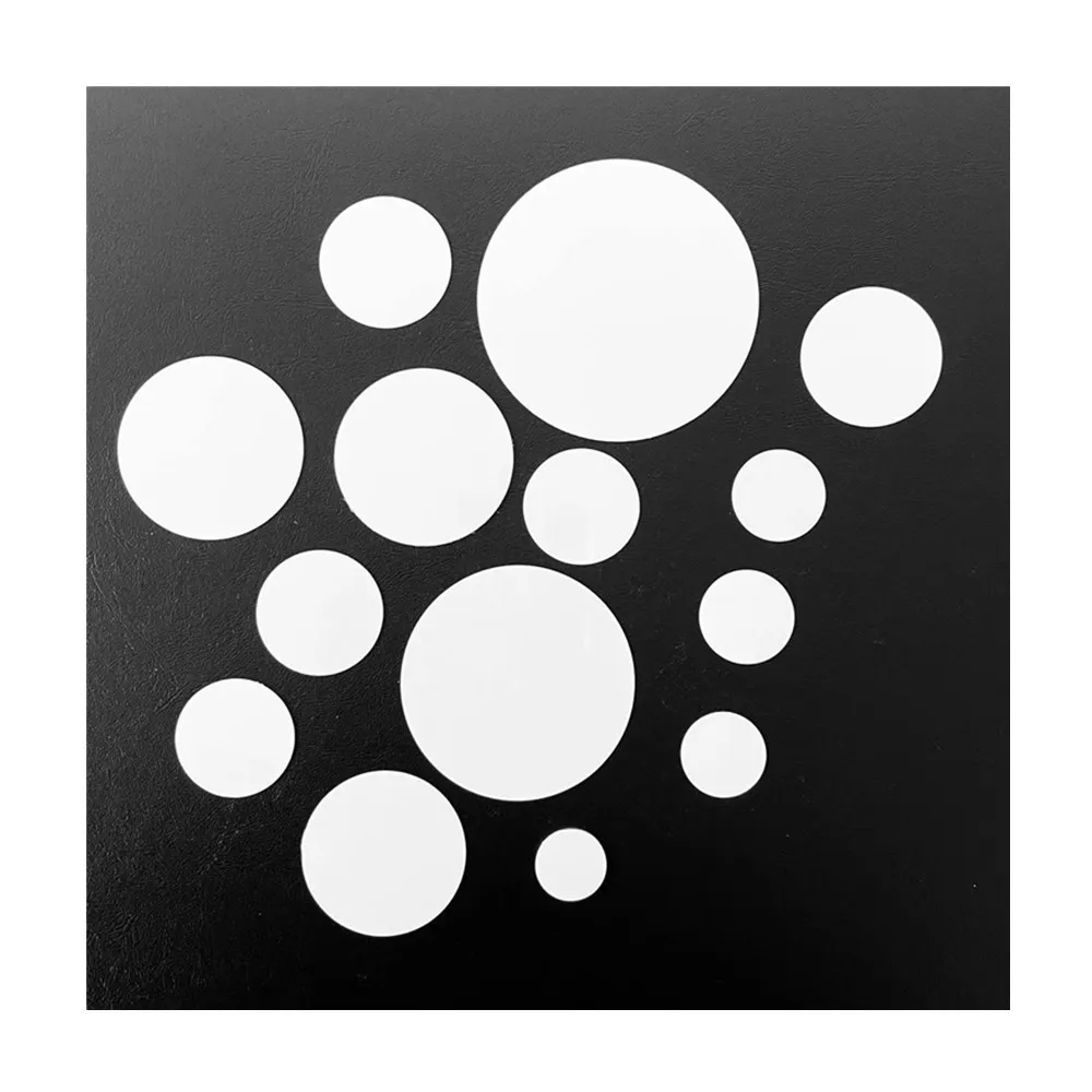 Hot Selling Sublimation Aluminum Circle Round Disk Jewelry Stamping Blank Necklace Insert Pendant Blank Round Discs