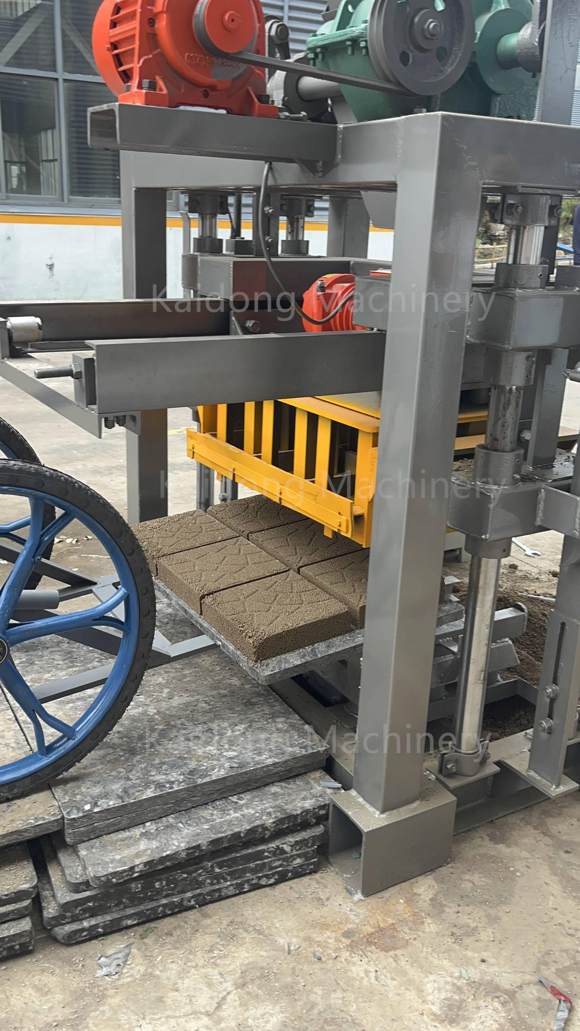 KAIDONG QT4-35B цементный бетон полый кирпич брусчатка машина для производства бетонных блоков