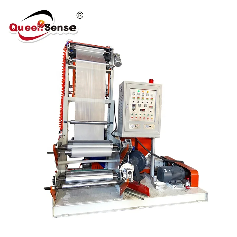 QS-MN50 100-600 мм мини-фильм дуя машина экструдер полиэтиленовой пленки мини-пленка, делая машину