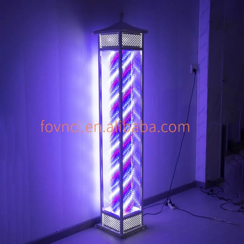 Diant LED Lighting pole Classic Rotating Light Hair Salon Shop Beauty Sign Barber shop pole fovnci