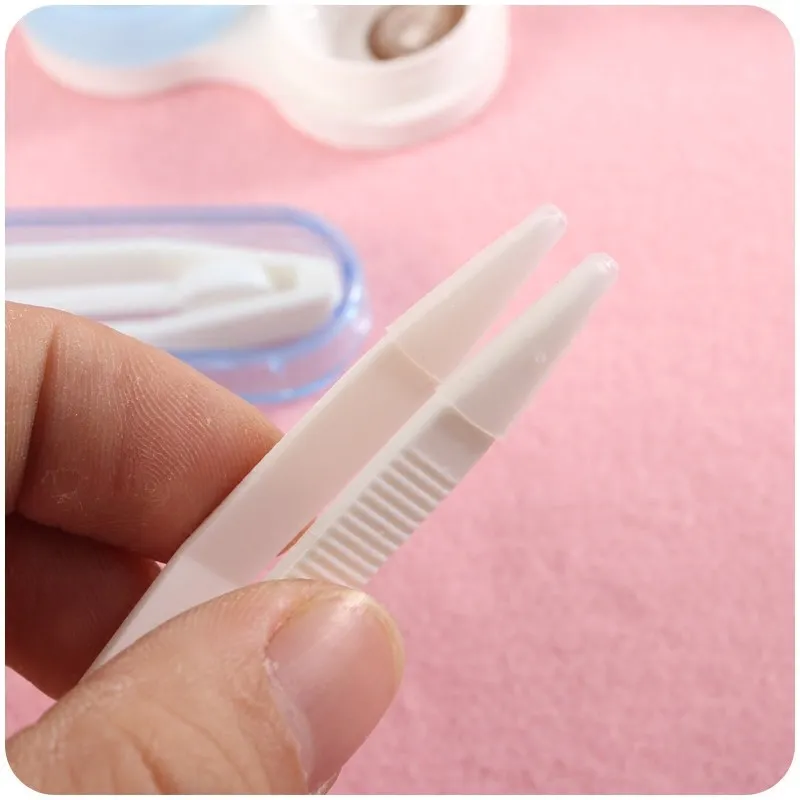 Новый стиль, маленький футляр для снятия контактных линз, модный дорожный цветной стикер для контактных линз 2021