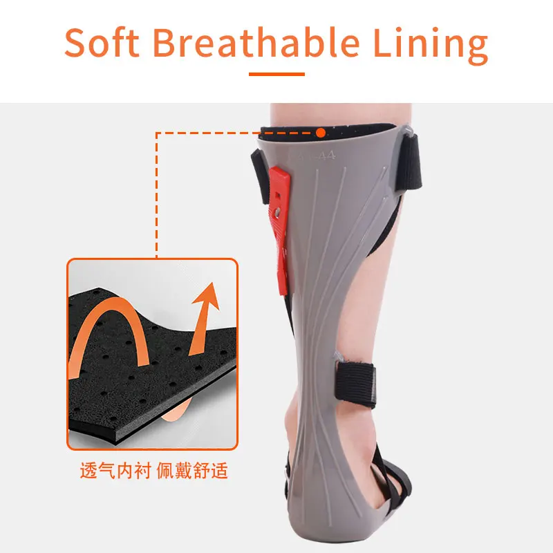Ankle Support Joint Fixation Bracket Fitness Ankle Support Splint Shoes Foot Drop Orthosis