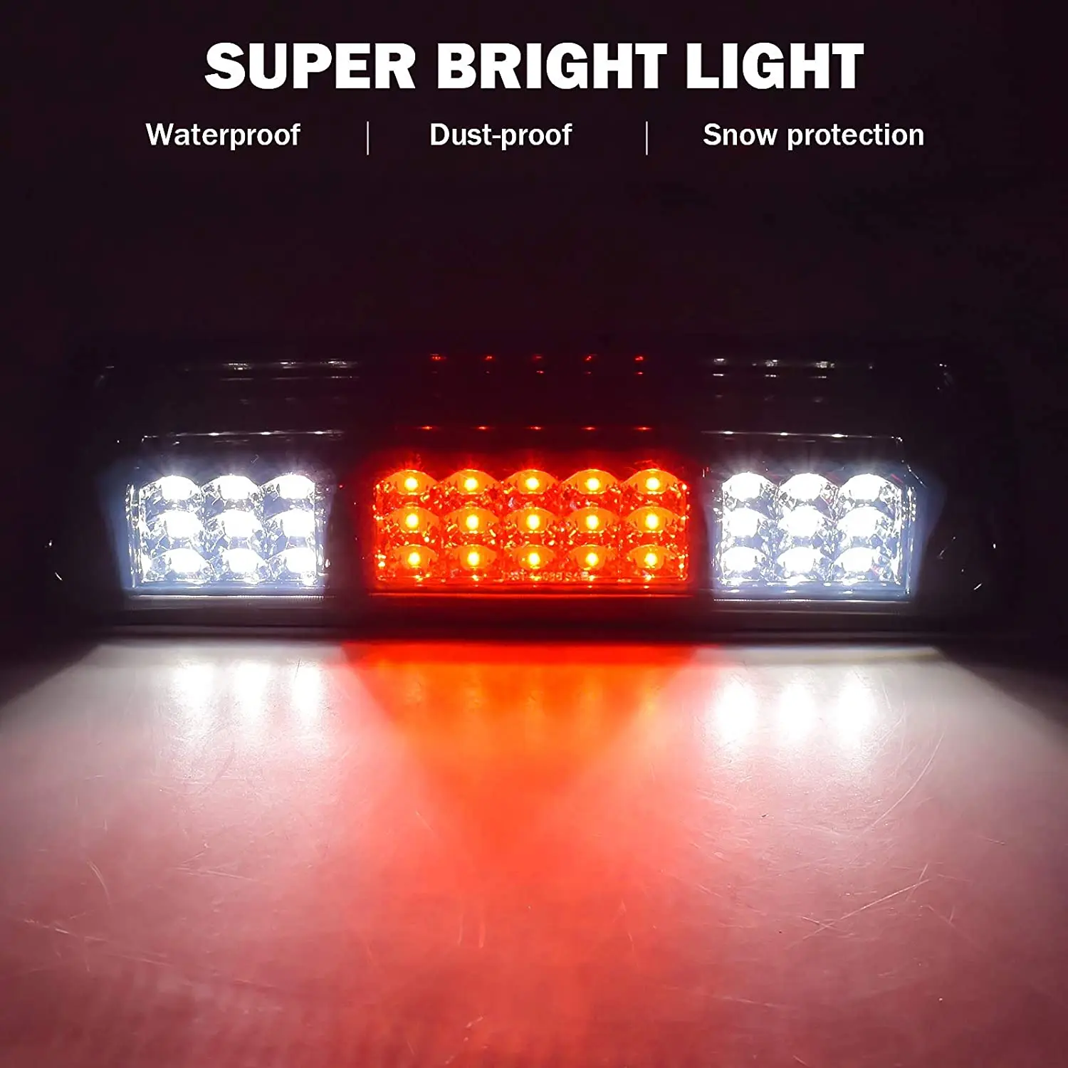 High Mount Stop Light Fit for 2004-2008 F150  Explorer Smoke Housing Rear 3RD Brake Light