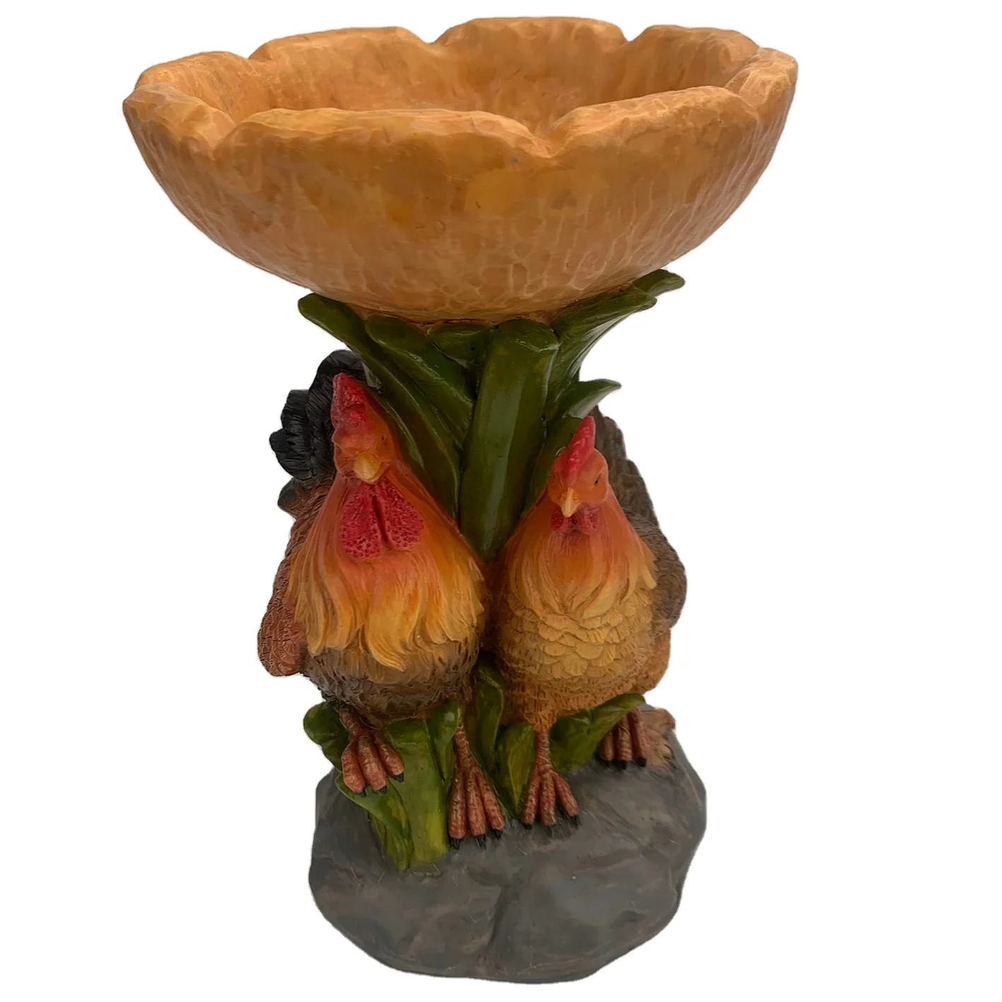 High Quality Factory Wholesale Customizable Garden Decorative Bird Epoxy Resin Crafts