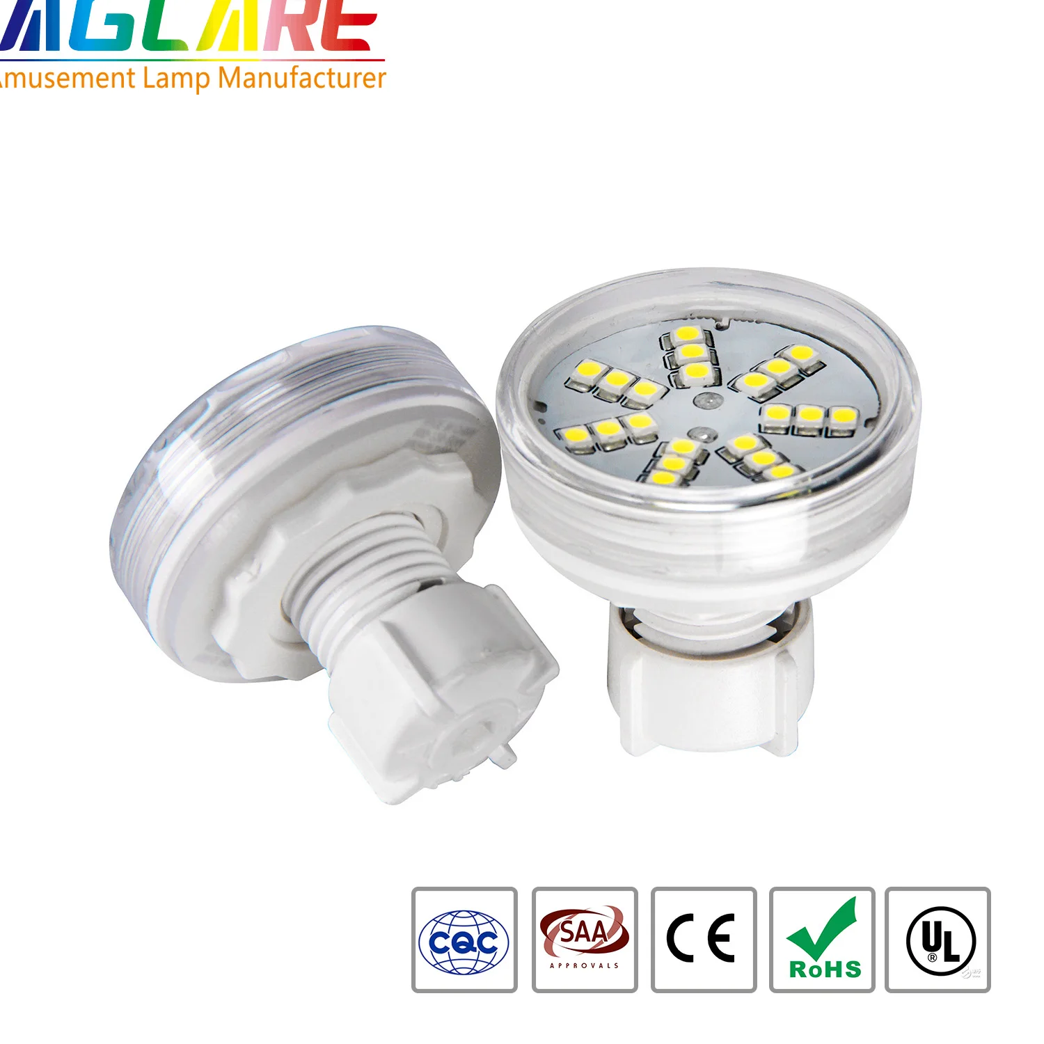 45 мм AC24V водонепроницаемый IP65 R/G/B белый цвет развлекательный светодиодный светильник