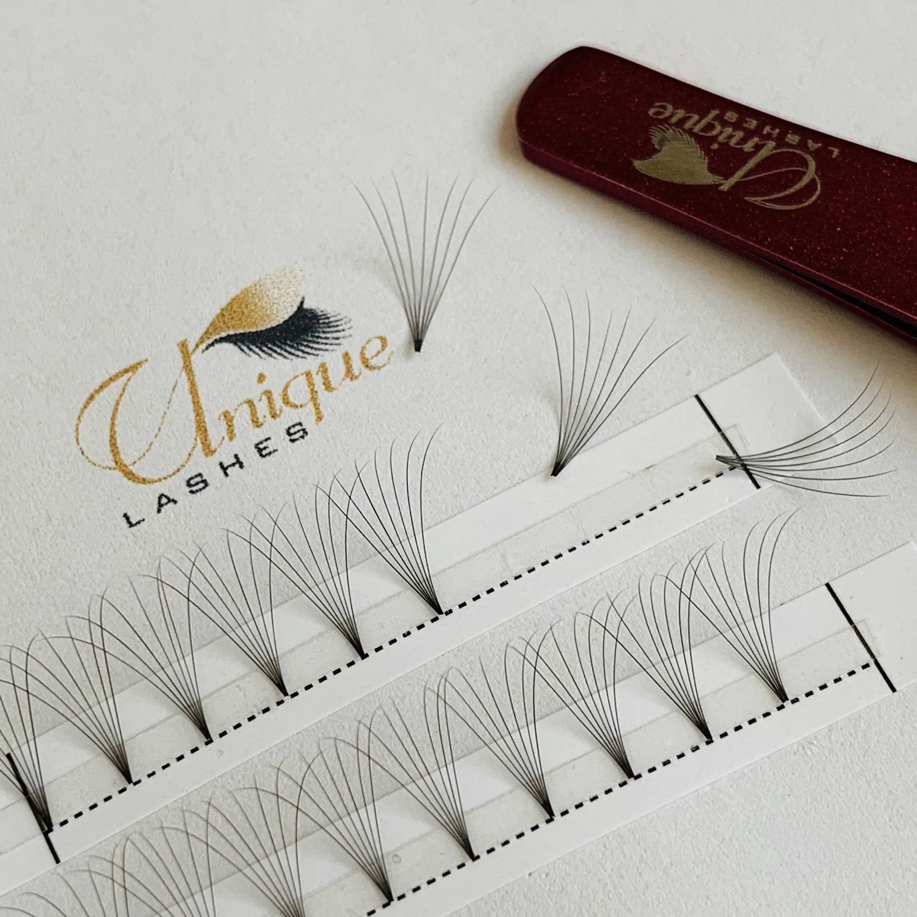 Высококачественные накладные ресницы Song, корейское волокно ПБТ, без клея, с коротким стержнем, 7D, накладные ресницы, готовые вееры