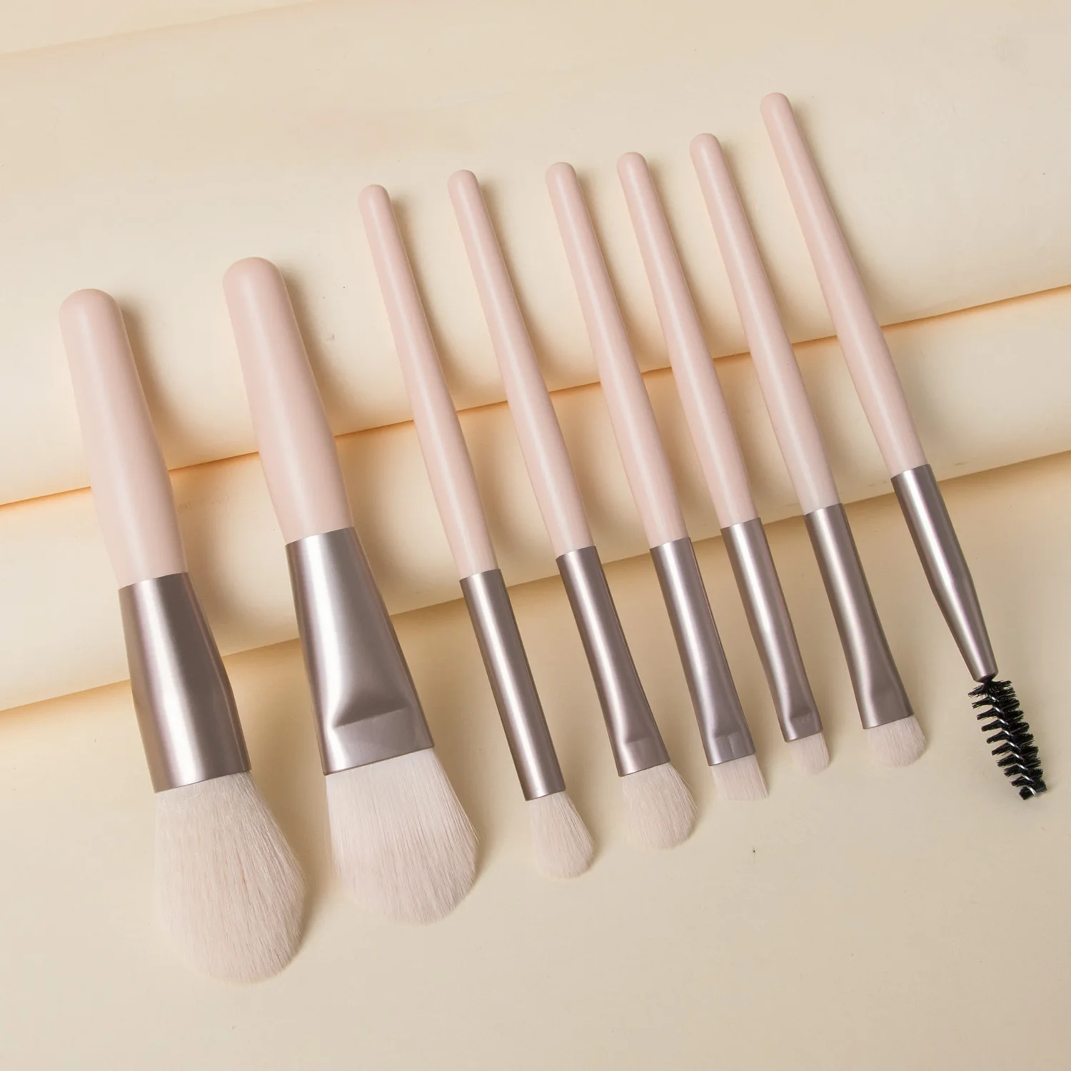 Fashionable design luxury pro high quality natural ever beauty makeup brush set