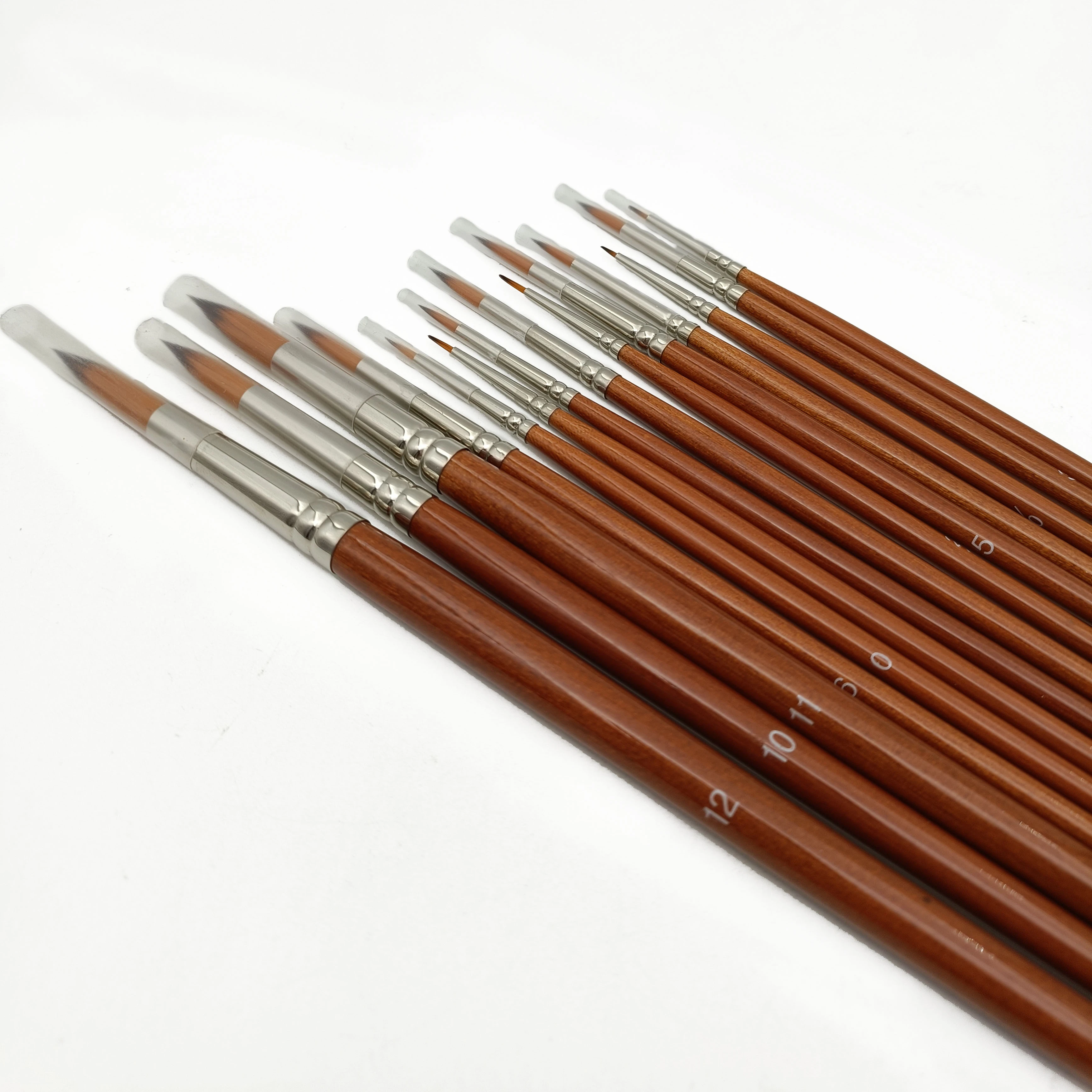 Long Handle Artist Paint Brushes Set for Watercolor Oil Acrylic Gouache Art Painting