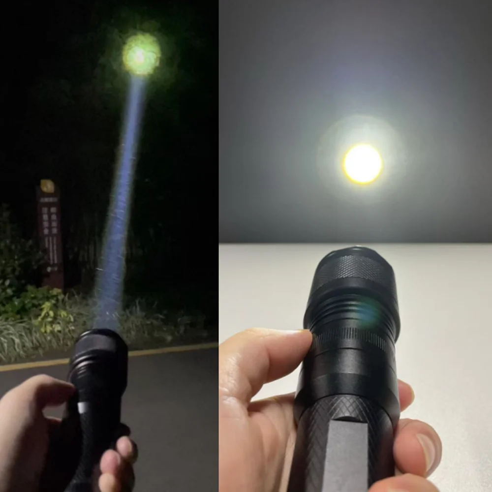 powerful underwater lights long range laser white torch waterproof professional flashlight for rescue diving flashlight