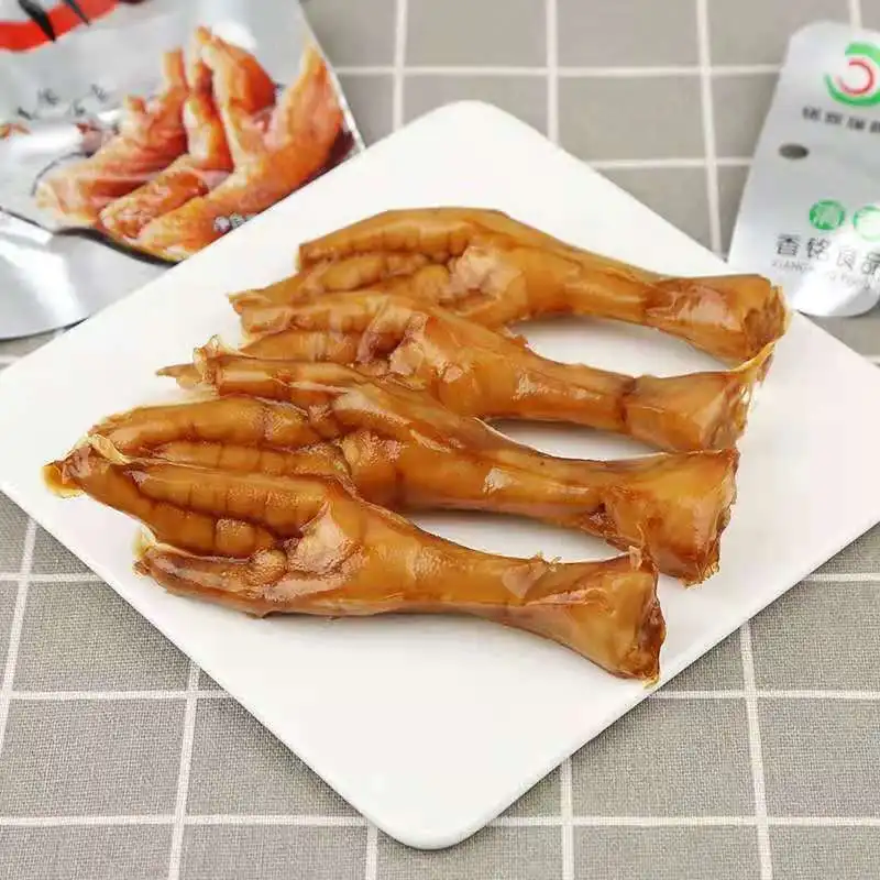 ming jia rui xiang crispy 37gram*240 bags spicy  chicken feet for Office Leisure Snacks