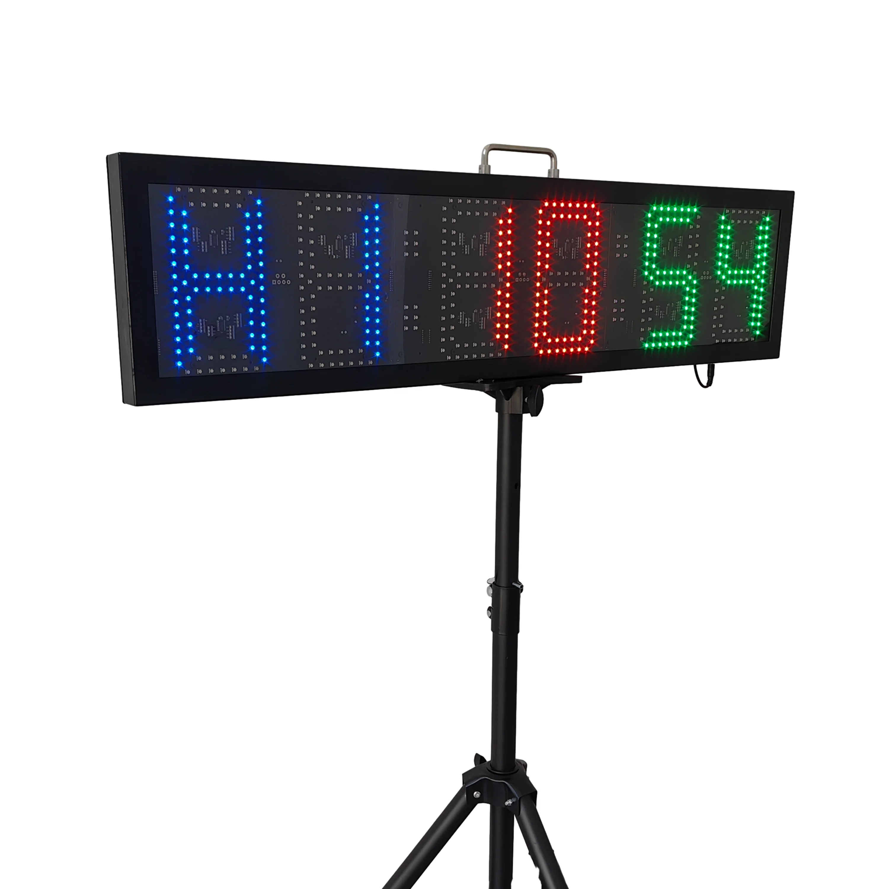 Jhering Electronic Lap Drag Race Timer Large Display LED Clock with Countdown Portable Road Rechargeable
