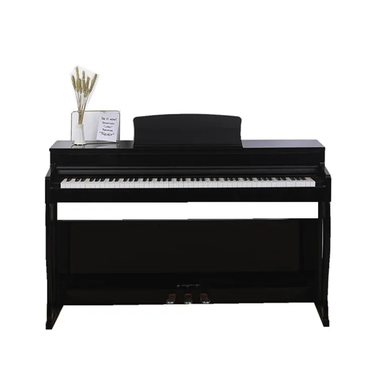 Black Digital Keyboard Bass Piano 88 Keys
