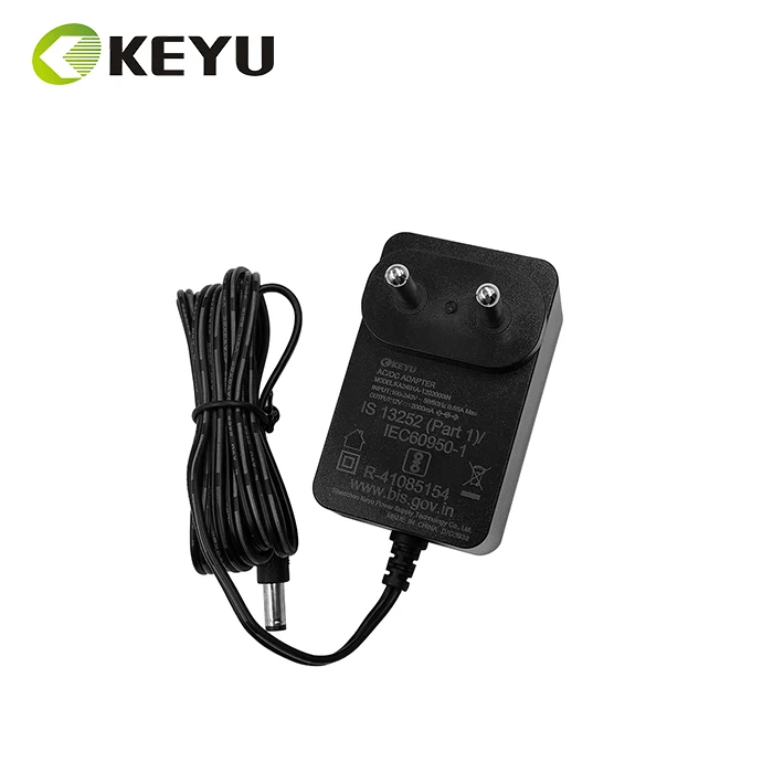 Индии 2 контактный разъем 12V 2A 2000MA 24W адаптер питания с BIS сертификатом от сертификационной по ограничению на использование опасных материалов в