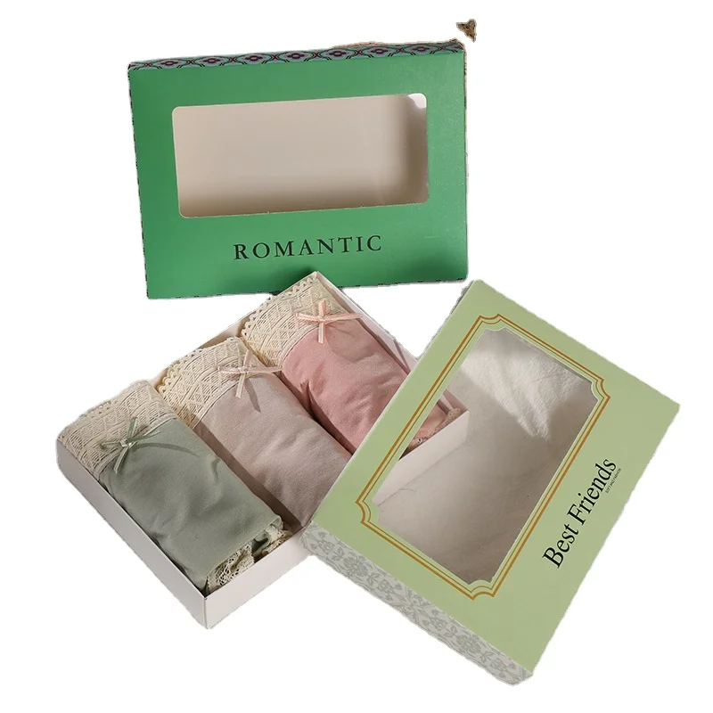 Custom Logo Design Luxury Women Gift Sleepwear Bikini Bra Underwear Packaging 250gram Paper Box