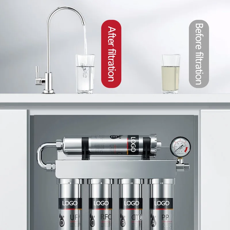 Whole House 5 Stage Stainless Steel Uf Membrane Water Filter UltraFiltration Water Purifier