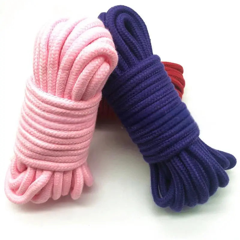 5m 10m imitating hemp cotton soft Japanese Slaves Bondage rope for Adult Sex products
