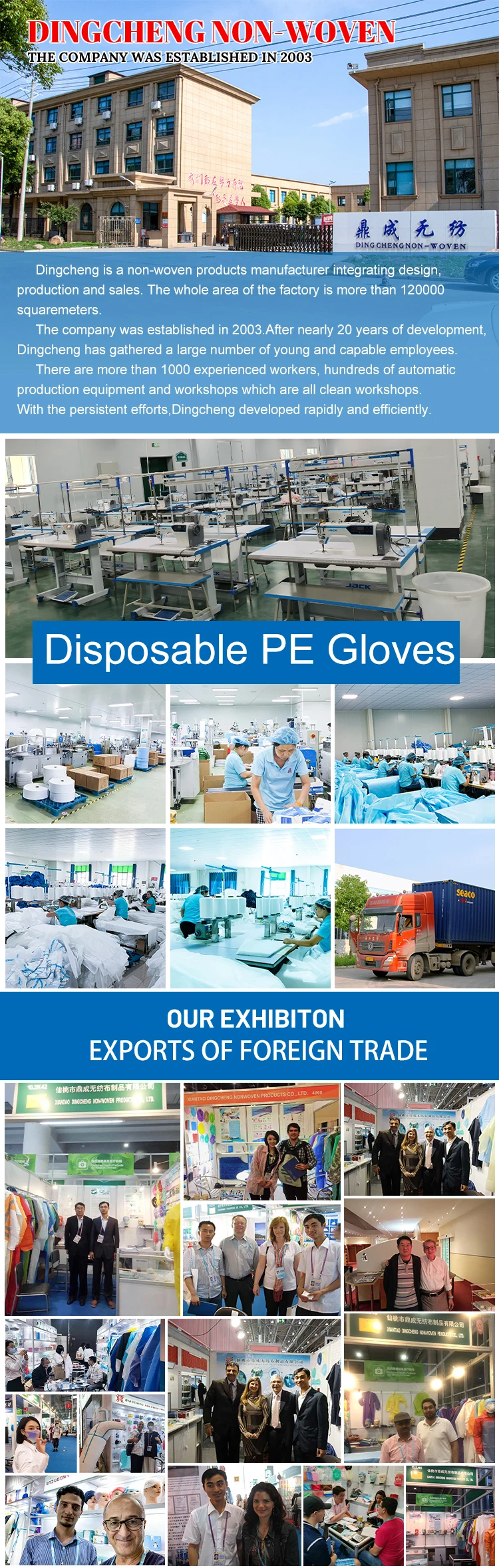 Cheap Hot Sale Disposable Polyethylene Gloves