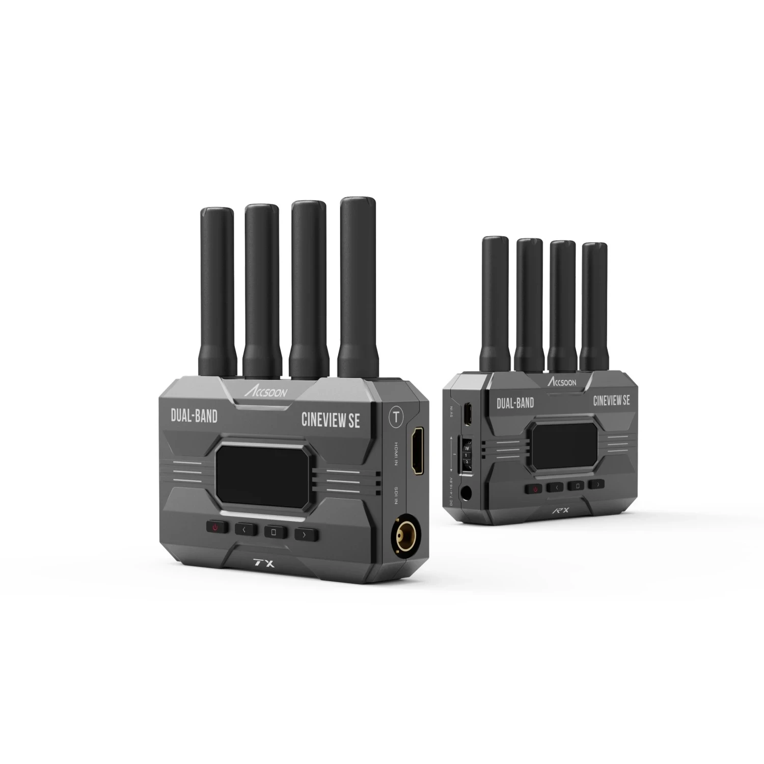 ACCSOON CineView HE SE Wireless Transmitter Receiver SDI HD-MI Dual Band Multi-Spectrum Wireless Video Transmission System
