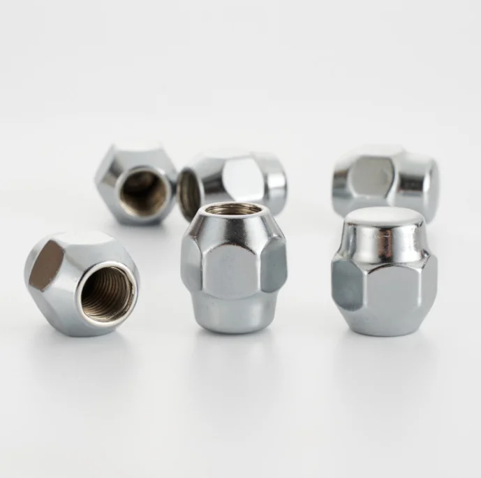 Customized Wheel nut for Automobile Wheel Carbon steel M4-M30 Tire Screw anti-theft nut  1/2-20 Wheel Cone Nut 10grade