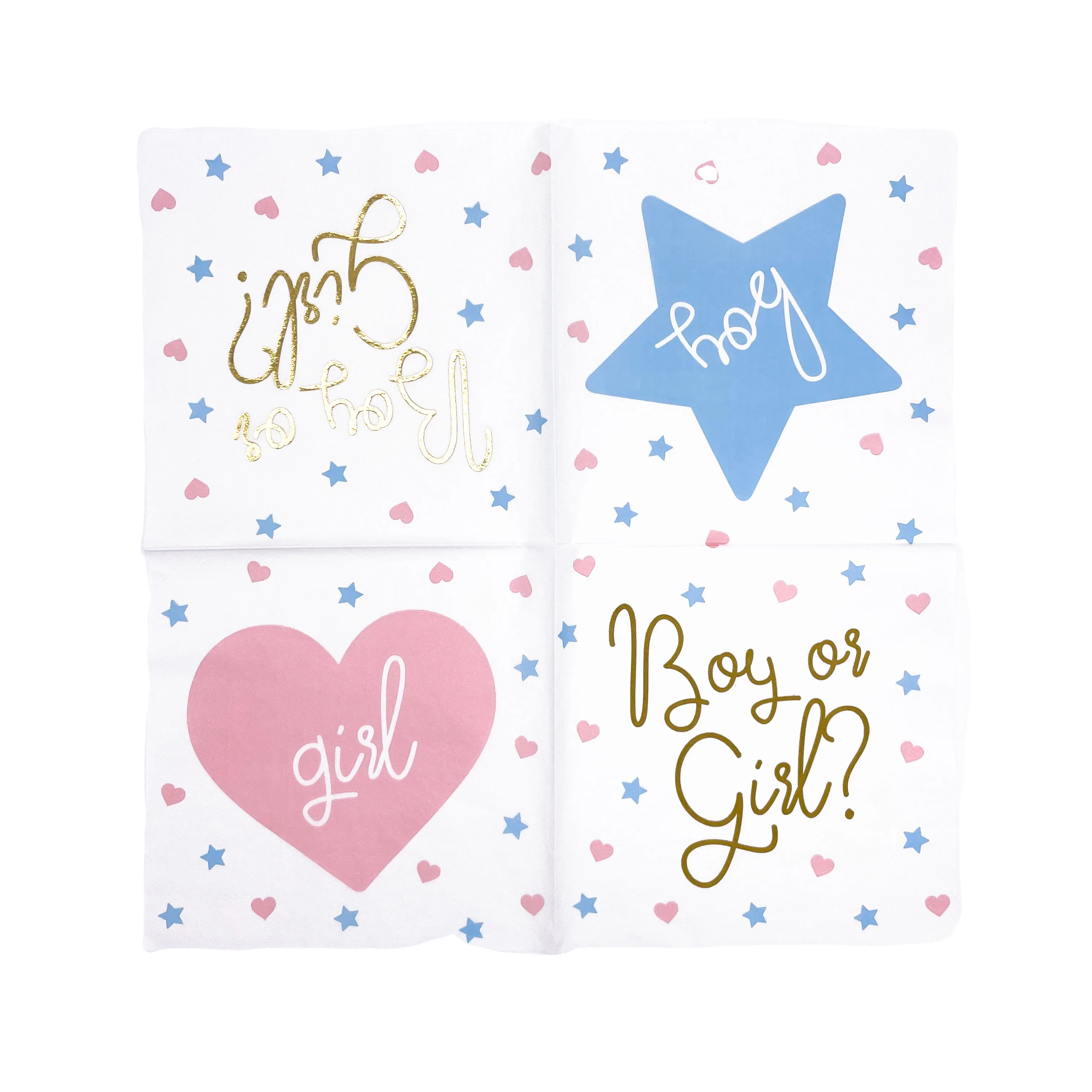 Black Paper Cocktail Napkins Blue Disposable Engagement