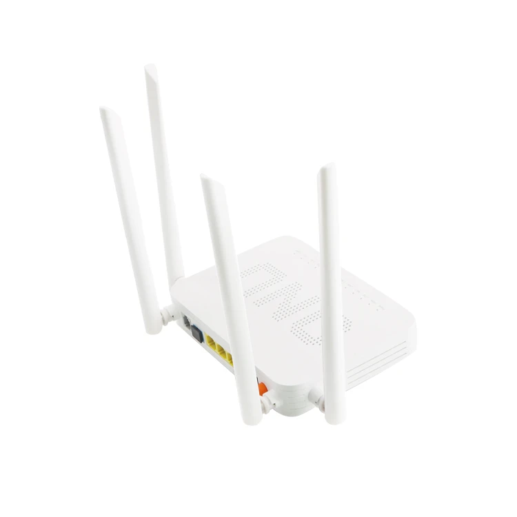 Brand New FTTH Wolck Dual Band Xpon 4GE+AC WIFI+1TEL 5dbi 4 Antennas Gepon Xpon Fiber Wifi Onu Modem