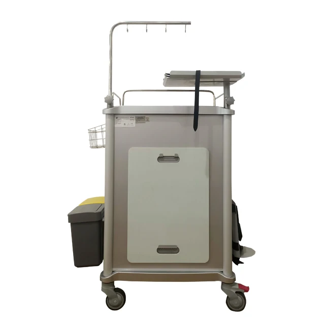 ABS Hospital&Clinic Medication Equipment Furniture Medical Crush Emergency Trolley Cart Carro para hospitales