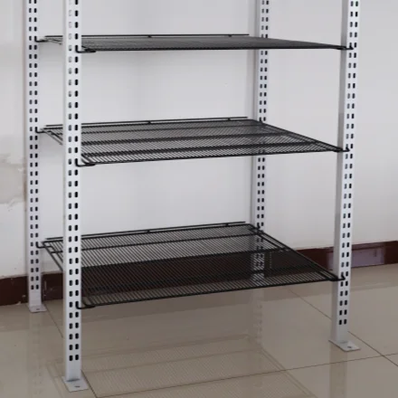 Warehouse Storage Shelf Multilayer Steel Wire PE Coated Organization Shelf