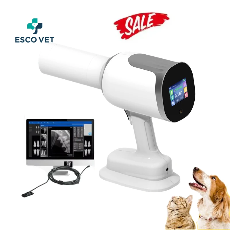 Ultralight Portable Dog Teeth X Ray Machine LCD Touch Screen Hand Held X Dental Unit Portatil Veterinary X-ray Sensor