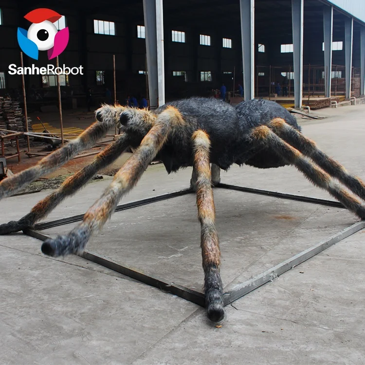 SH-RI054 SANHE Real Style Animatronic Remote Control Spider For Sale