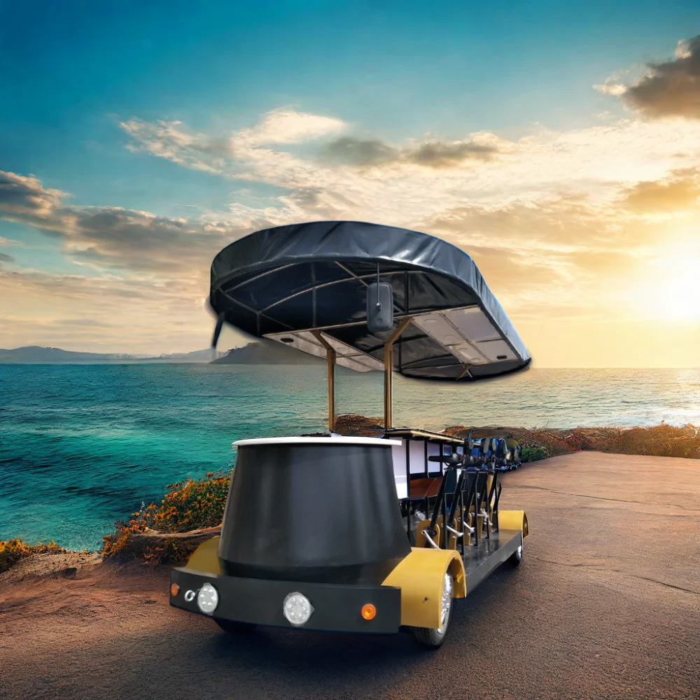 CE DOT Approved Customized Beer Bike Sightseeing Car and Party Cart for Sightseeing Bus & Car