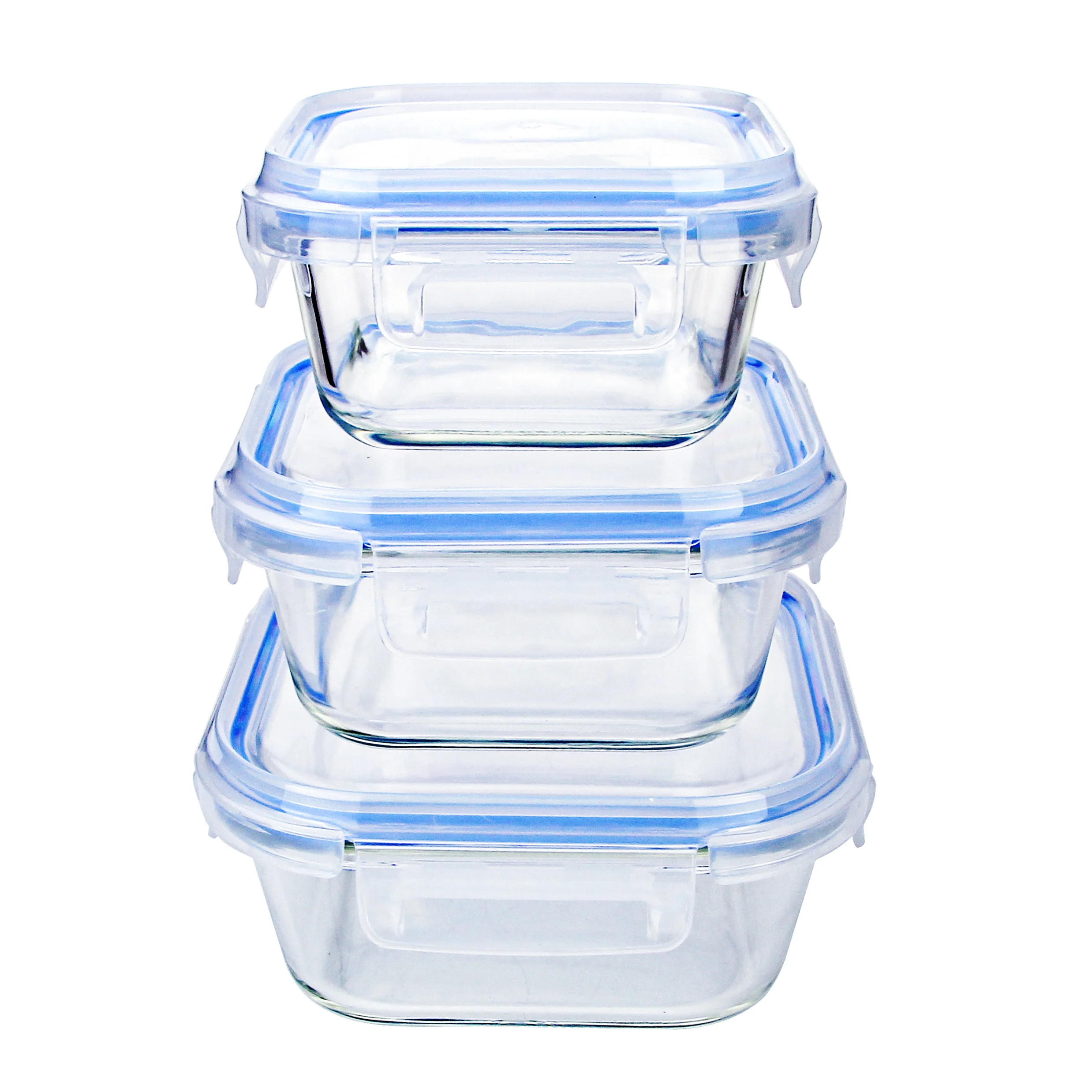 Top Ten Sale 3 Compartment Microwave Food Container Glass Lunch Box China Storage Boxes & Bins Eco-friendly Multifunction Modern
