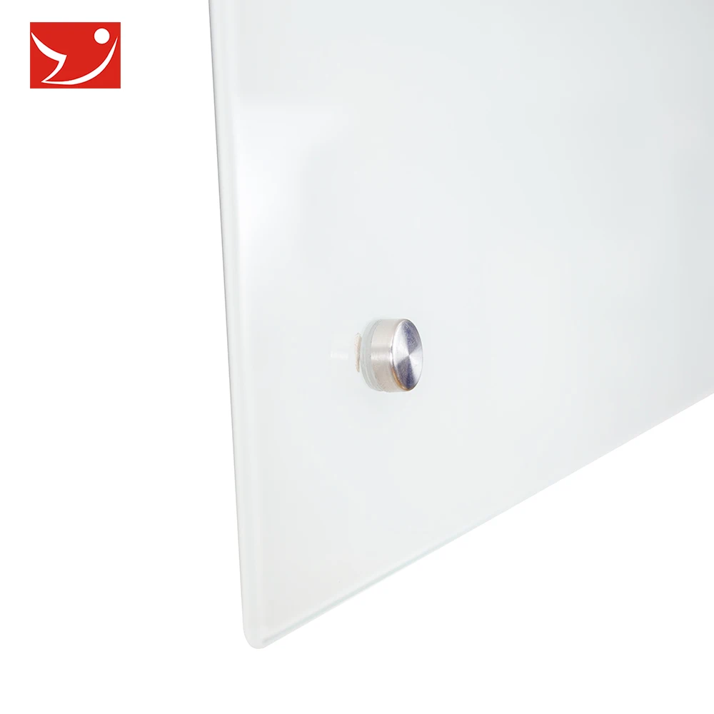 transparent tempered glass whiteboard with magnets