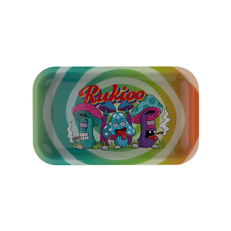 Wholesale Custom Rolling Tray Set Tin Rolling Tray 27*16cm 3d Metal Rolling Tray