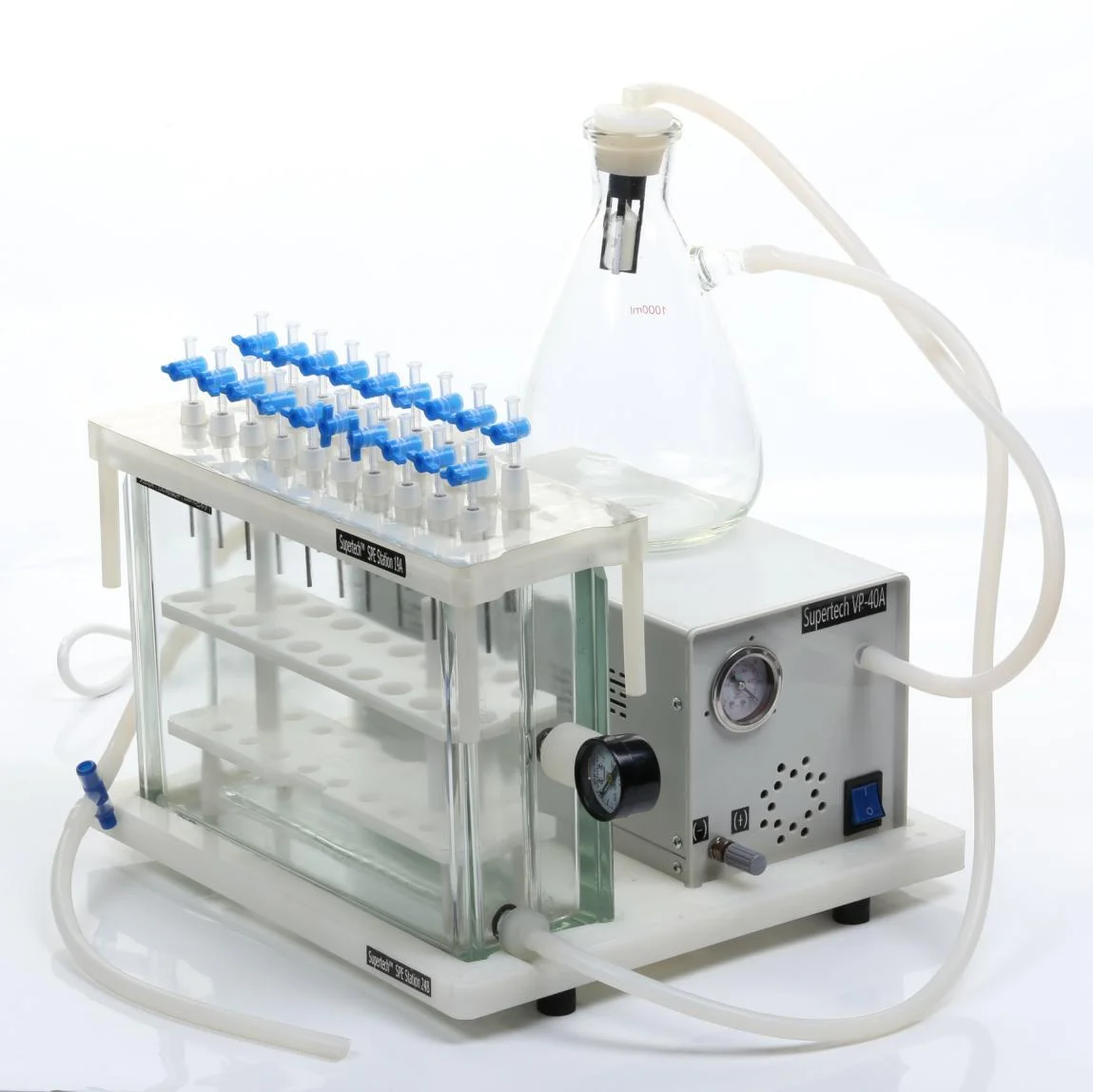 Hamag Manufacturing Solid Phase Extraction With 19 Holes Solid Liquid Extraction Equipment  Manifold for lab