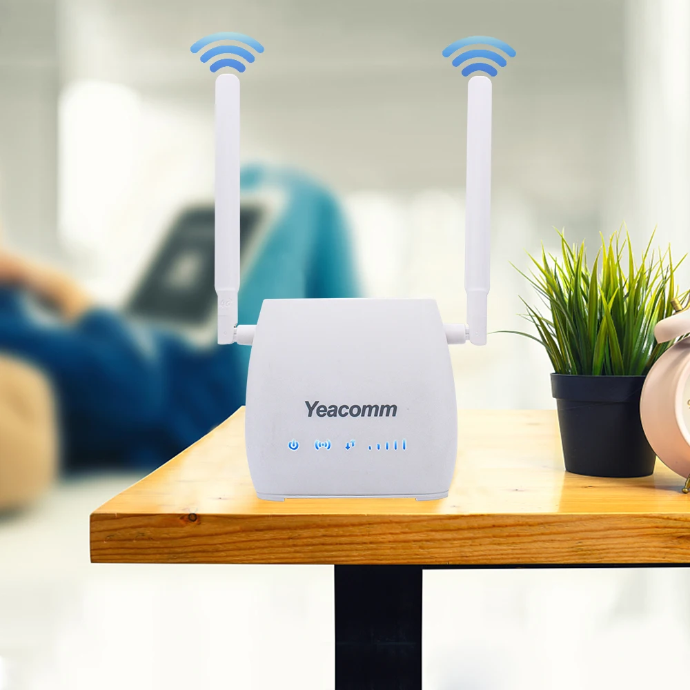  Поддержка SIP ALG VPN L2TP Yeacomm 4G LTE CPE маршрутизатор со слотом для sim-карты и встроенным