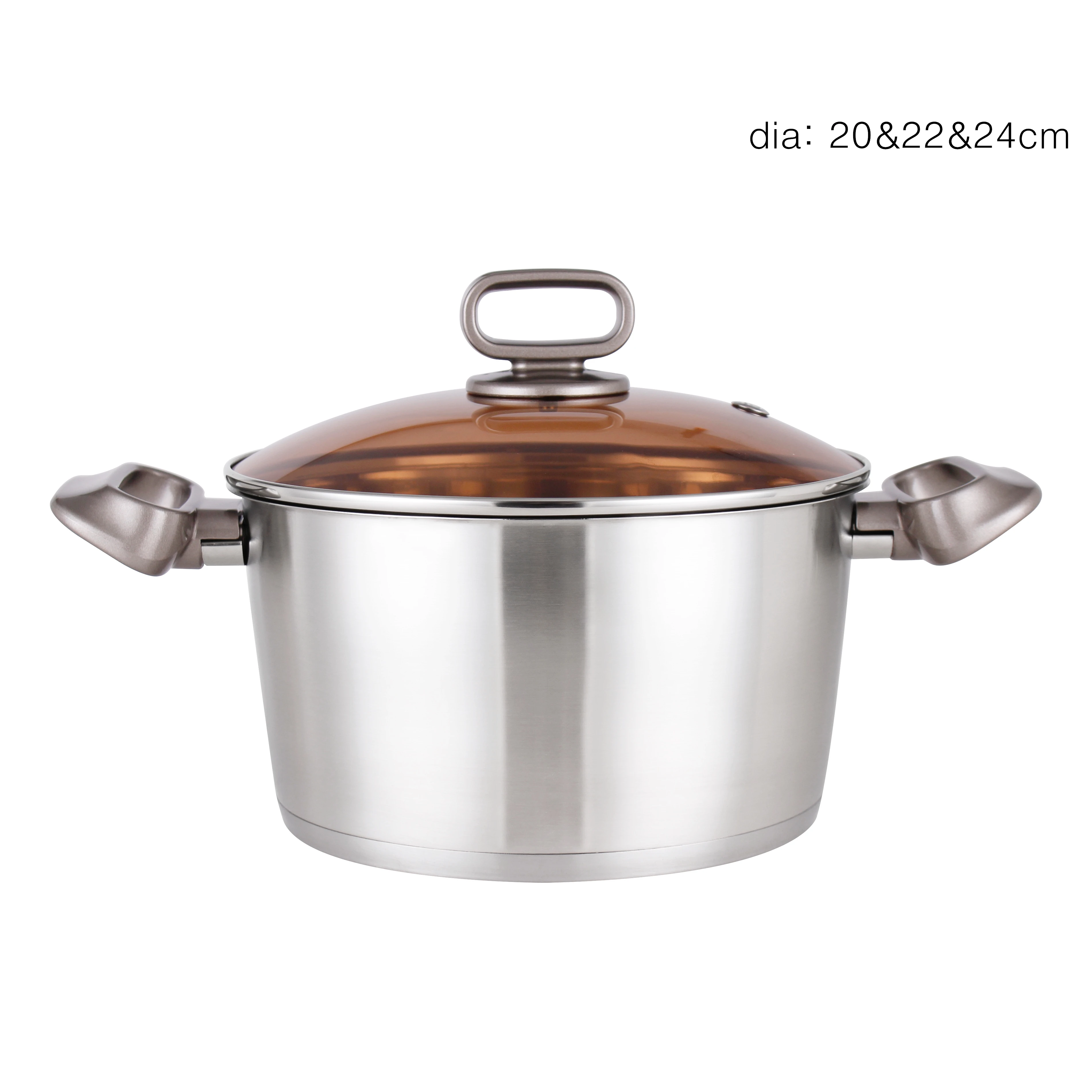 
10pcs Pot Pan Stainless Steel Cooking Pot Cookware Set 