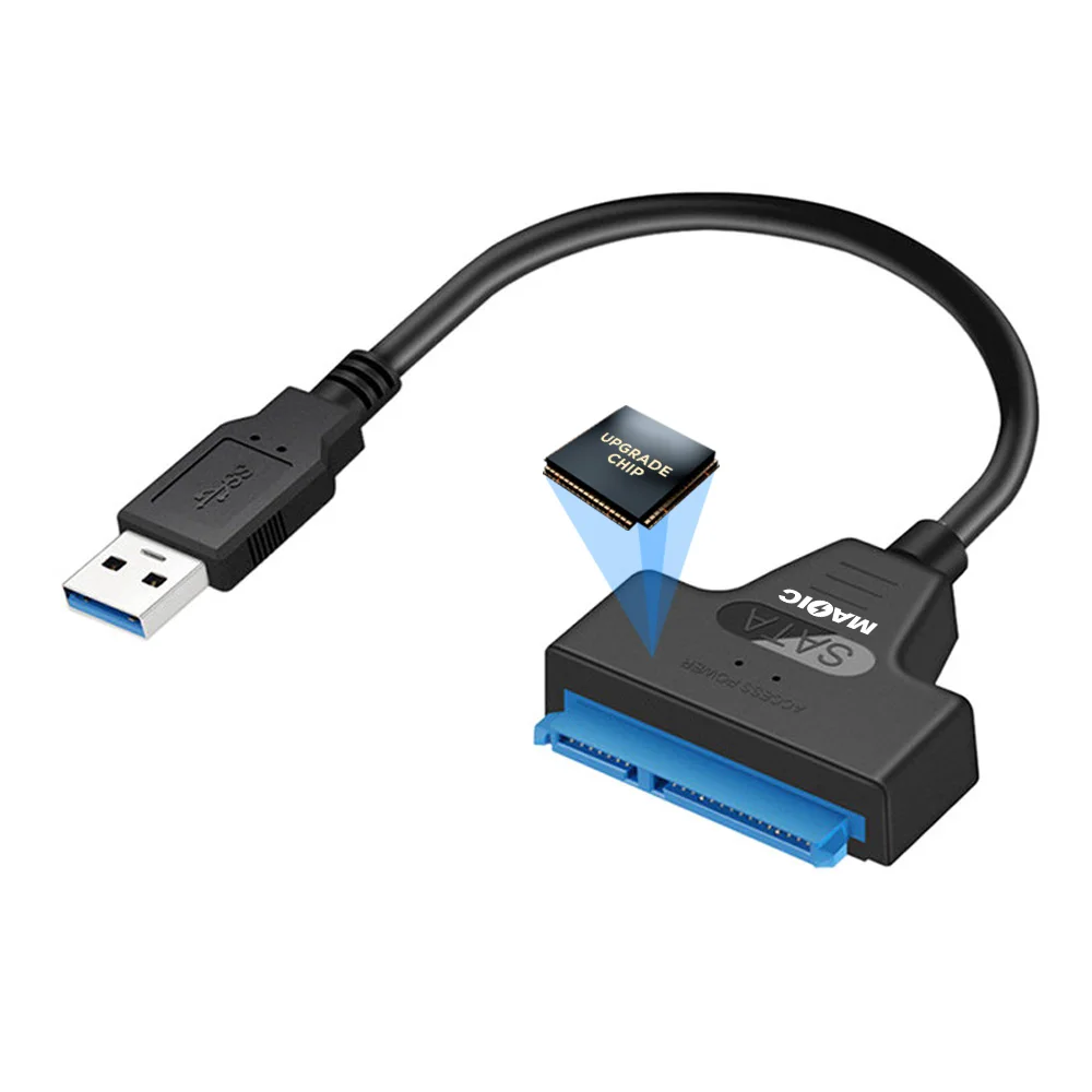  Оптовая продажа 0 2 м USB 3 к SATA 7 + 15 адаптер конвертер кабель Sata для hdd