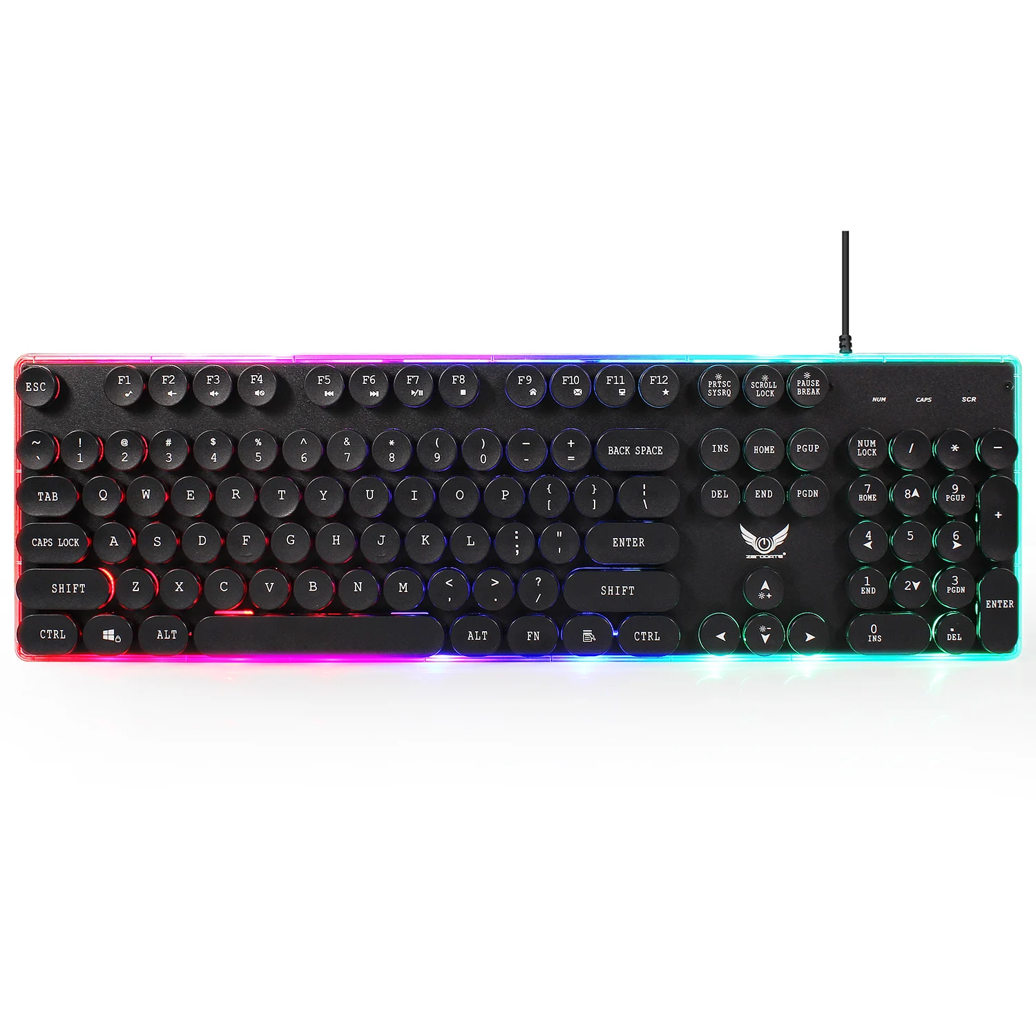 
Special Offer E-element Hand Rest Aurora Axis Wired 104 Keys Full Waterproof Full Keyboard 