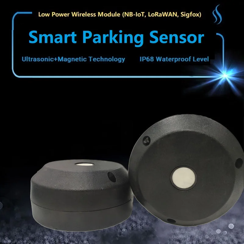 2019 GPRS NB-IoT LoRaWAN Smart Parking Lot Sensor Traffic Parking Guidance System For Remote Monitoring