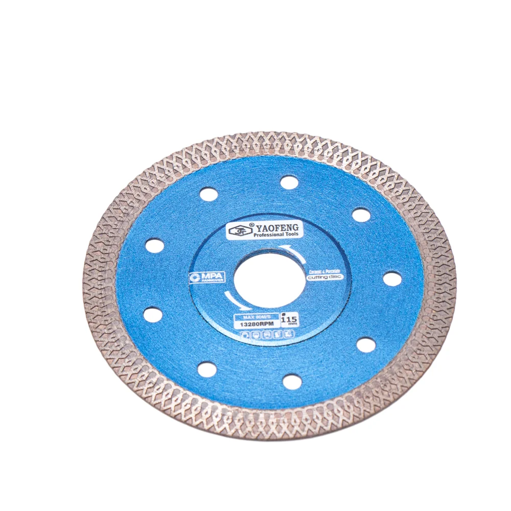 OEM ODM Turbo X Mesh ultra thin diamond saw blade tiles porcelain ceramic cutting disc