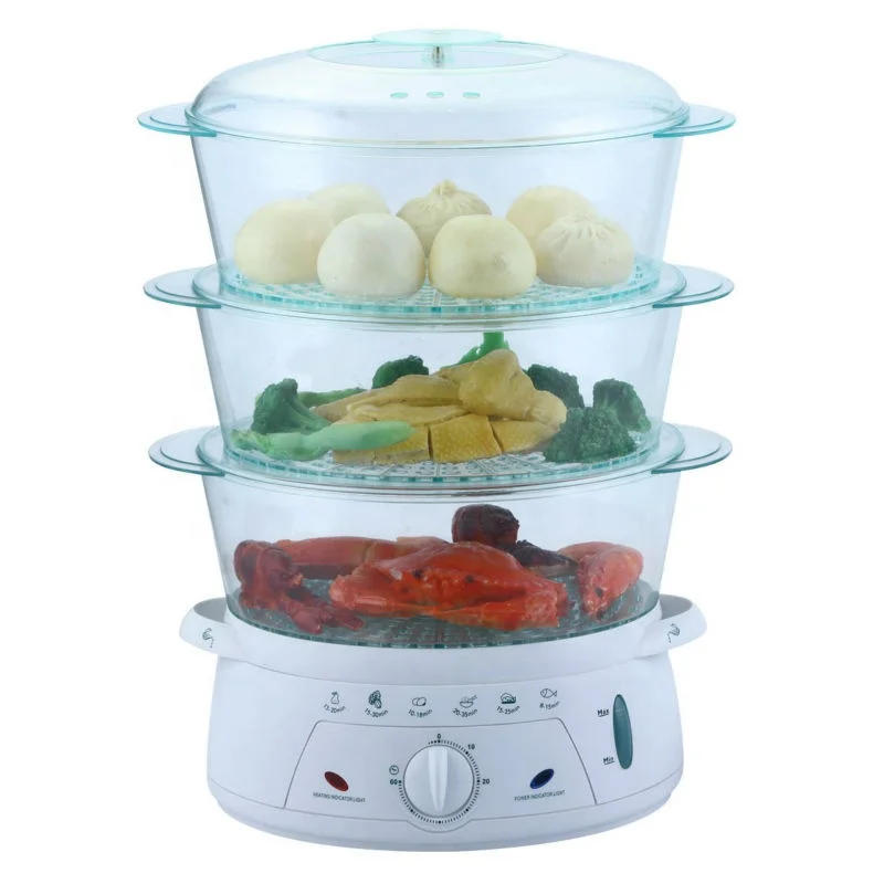 home appliance 3-layers electric  Food Steamer with bpa free