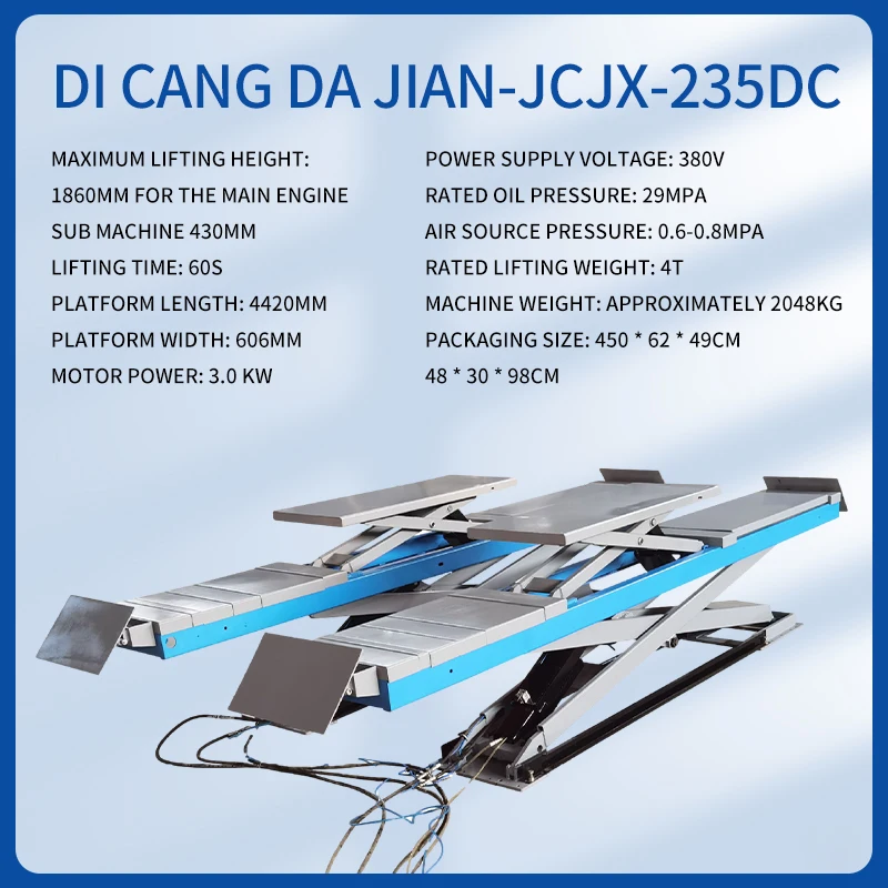 Large scissor lift car maintenance equipment car lift, suitable for your garage workshop