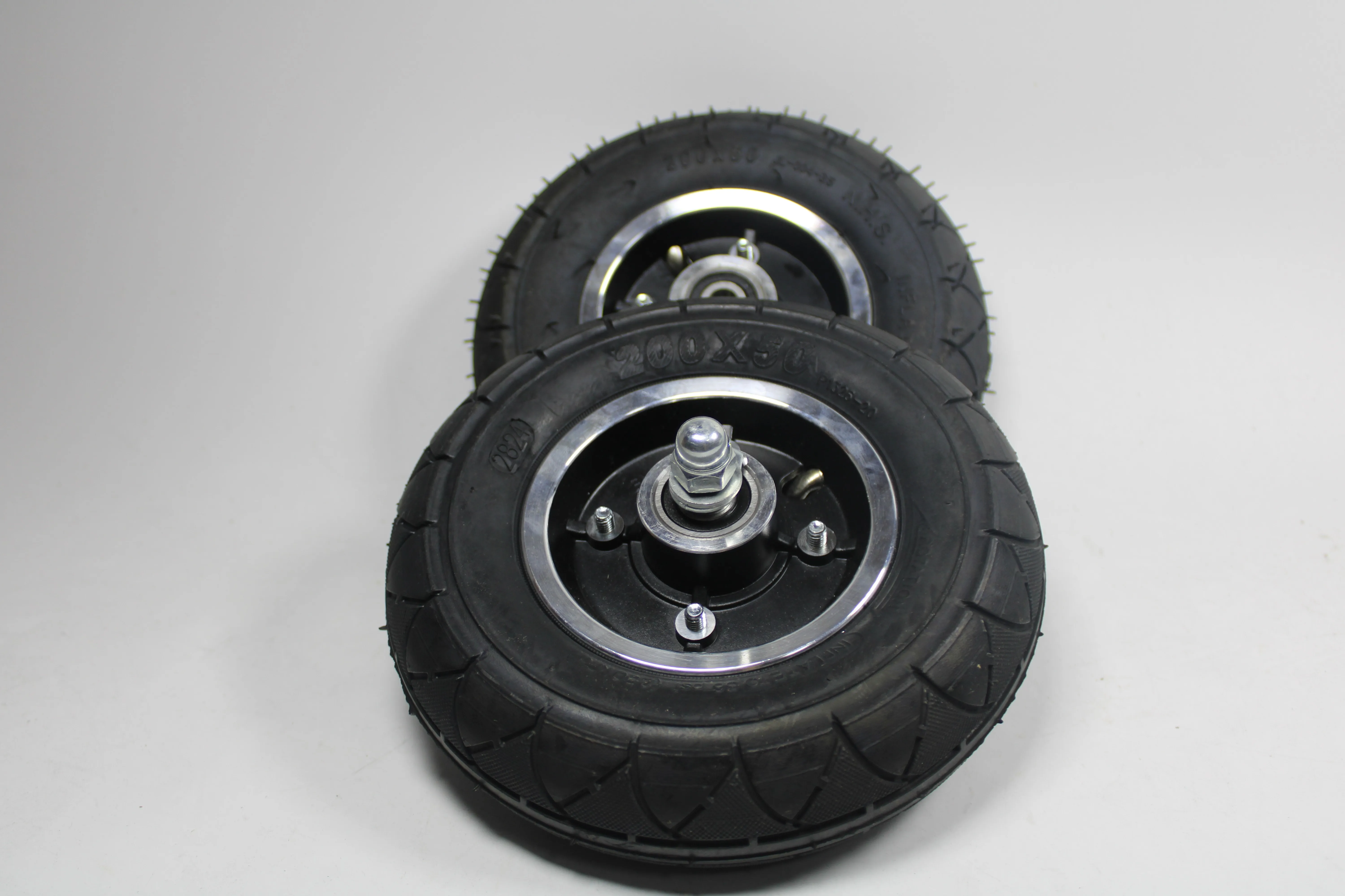 8 Inch 200x50 Pneumatic Wheels for Mini Electric Scooter Front Wheel Road Tire Replacement Parts