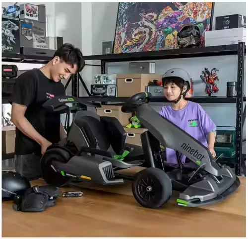 2025 Оригинальный Новый девятибот Go Kart Pro 2 Электрический с максимальной скоростью 43 км/ч гоночный мануматический Karts 4 передазами
